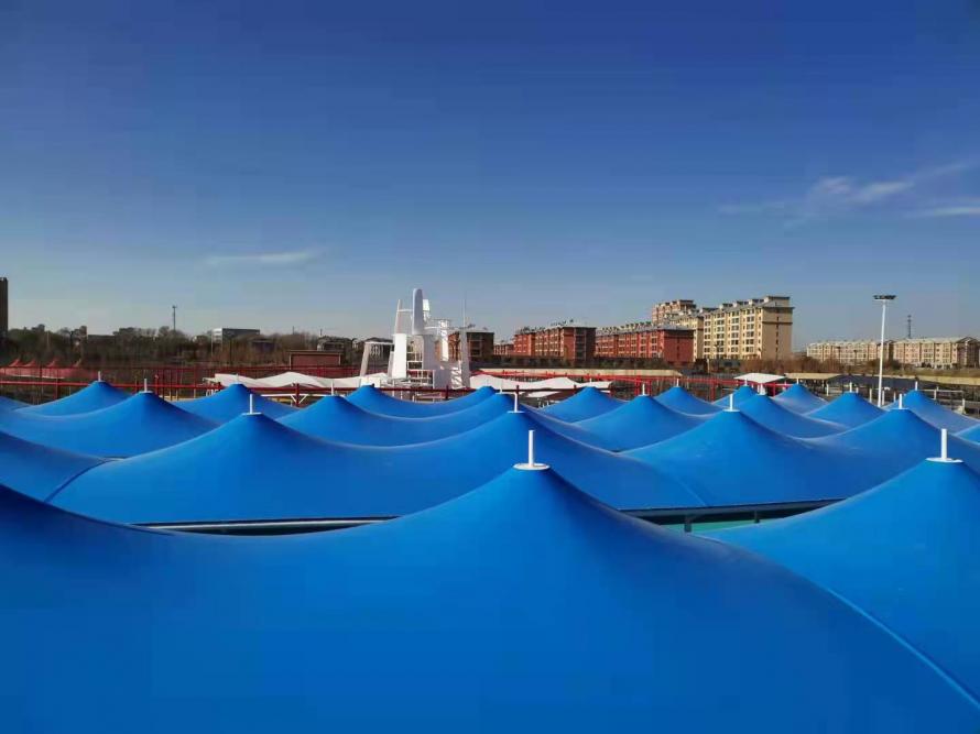 黑龍江鐵力集市大棚膜結構工程