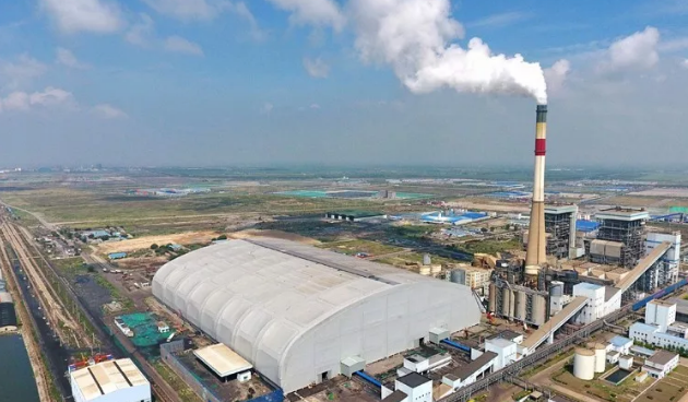 厲害了！儲煤量達40萬噸，國內(nèi)最大跨度桁架索膜結(jié)構(gòu)封閉煤棚工程