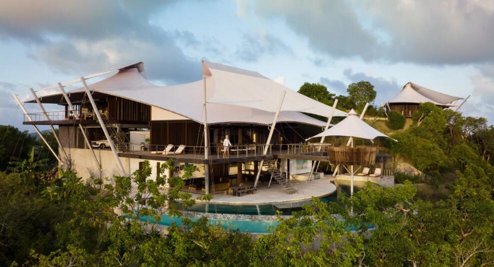 新型度假住宿模式，鄉(xiāng)村酒店+張拉膜帳篷房